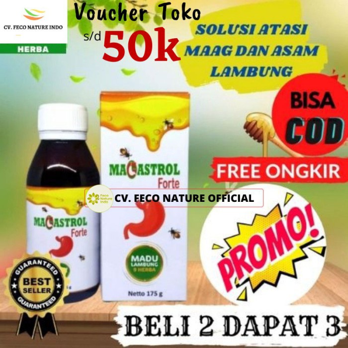 Magastrol Forte - Madu Magastrol Obat Asam Lambung Obat Maag dan Gerd