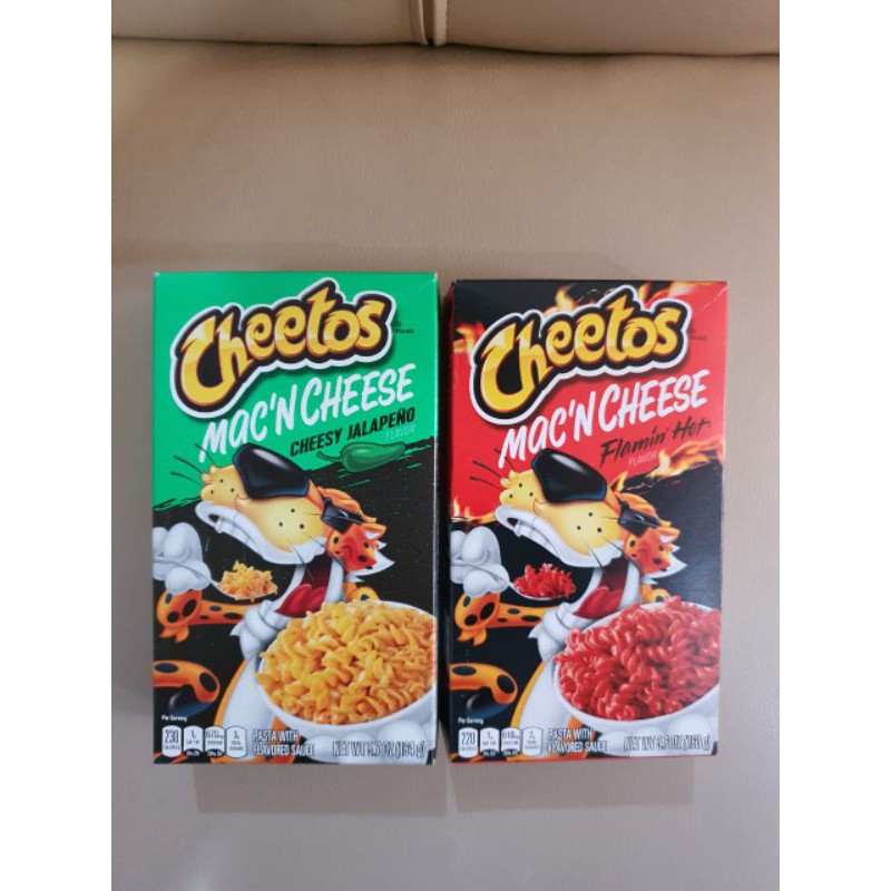 

Cheetos Puff/crunchy/flaming hot & Mac n Cheese Cheesey Jalapeno