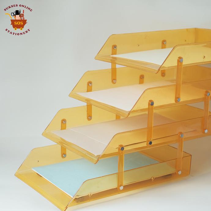 

Sos Elevated Tray Microtop 604 Transparan / Rak Dokumen / Rak Susun Terlaris