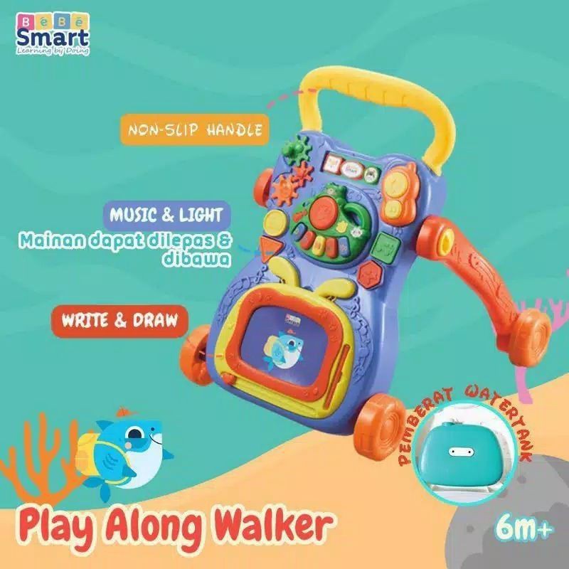 BEBE SMART PUSHALONG WALKER / SUGAR MINI CAR PUSHWALKER