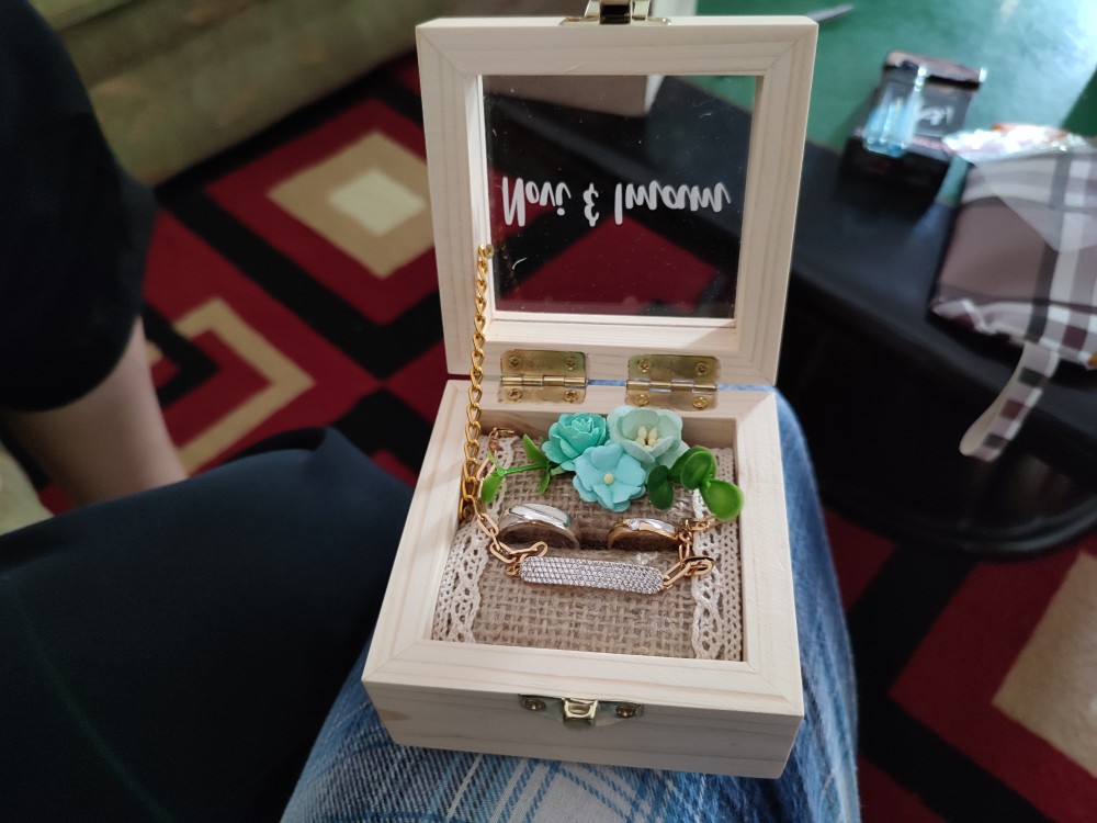 Kotak Cincin Kayu . Kotak Mahar . Ring Bearer . Kotak Cincin Terrarium . Mahar . Seserahan
