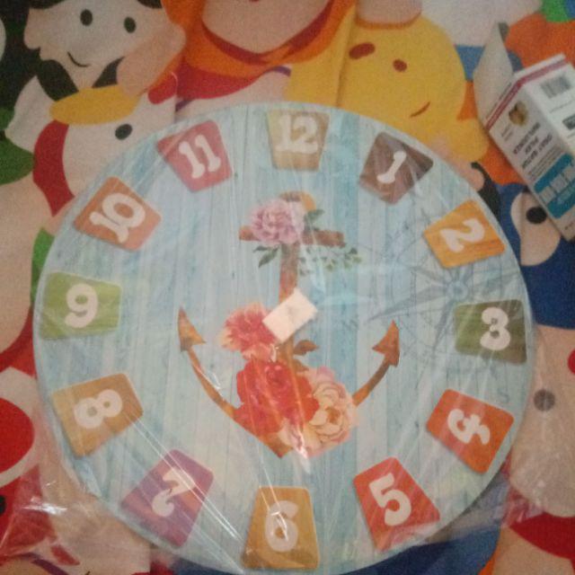 220 Jam Dinding Anak Dekorasi/hiasan Dinding Kamar Anak Gambar Jangkar