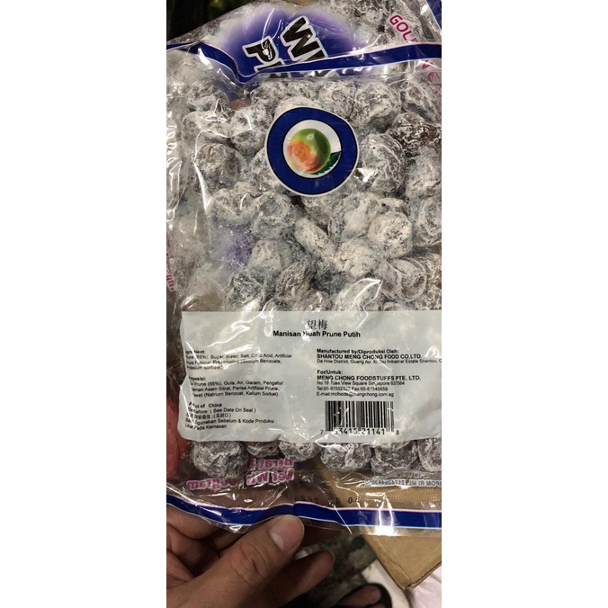 

MAKANAN BEKU / GOLDEN EAGLE WHITE PRUNE / KIAMBOY / KIAMBOI / SUNBOI PUTIH 500GR NON COD