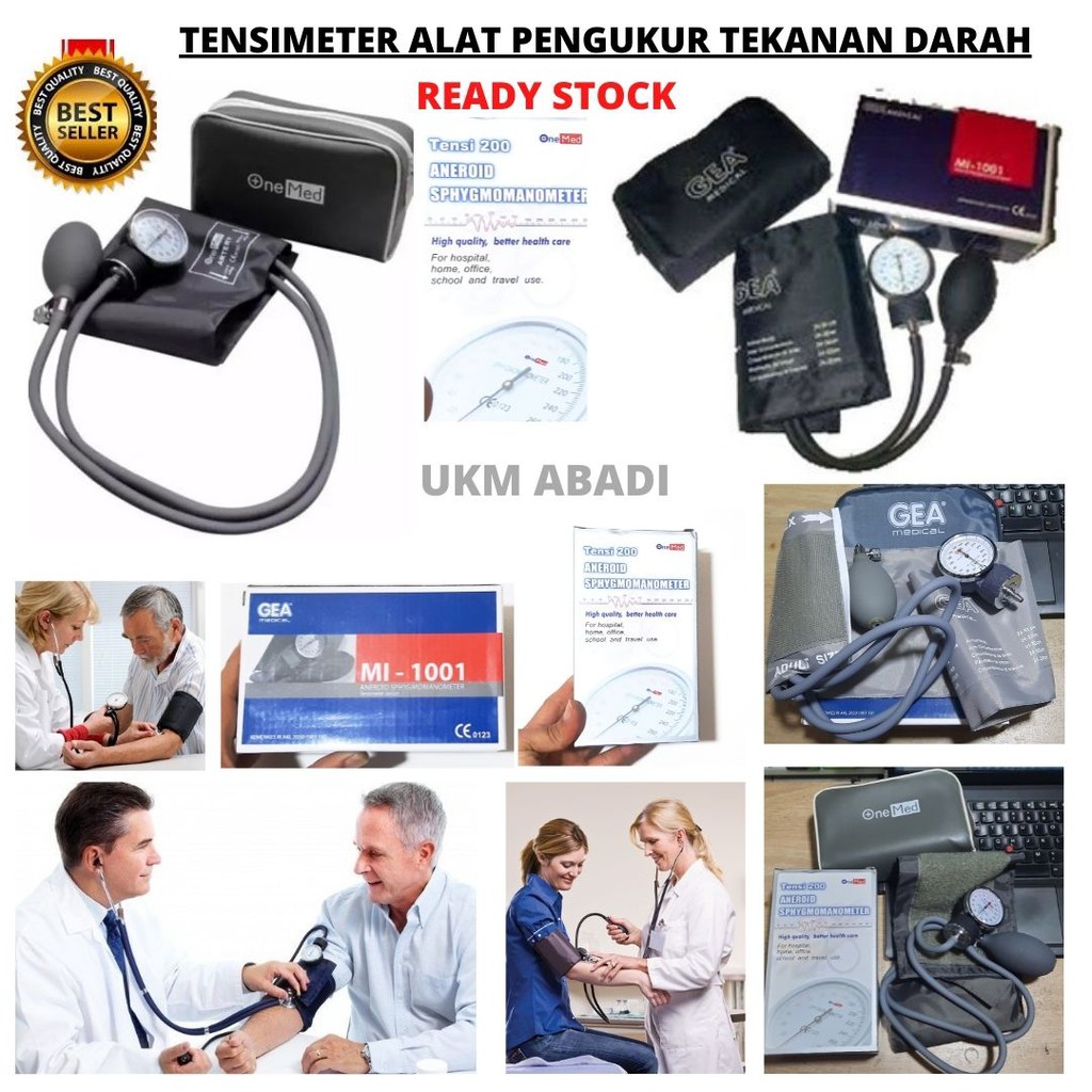 Tensimeter Pengukur Tekanan Darah Aneroid  Lengkap 111154