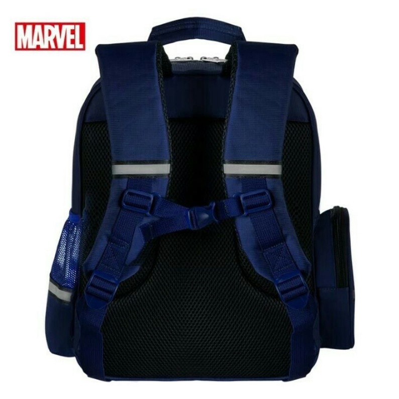 Tas Sekolah untuk Anak Laki-laki Kapten Amerika Spider Man Ransel Ortopedi Bahu Siswa Dasar Kelas 1-3 Mochila