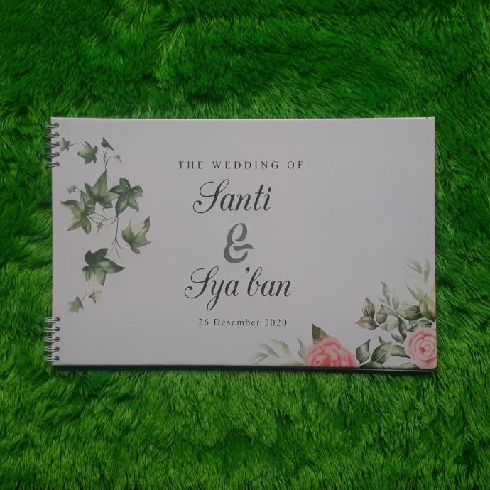 

teukuzulfikar37 Buku Tamu Pernikahan | Guestbook Custom| Wedding BT-32 - softcover 300 TERLARIS TERPERCAYA ORIGINAL