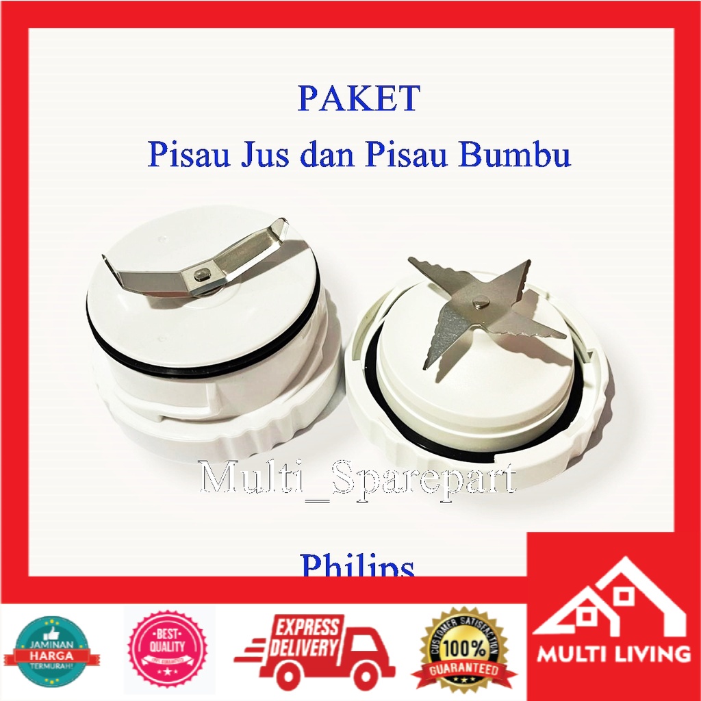 Pisau Blender Jus dan Bumbu 2 PCS PHILIPS HR 2115 HR 2116 HR 2071