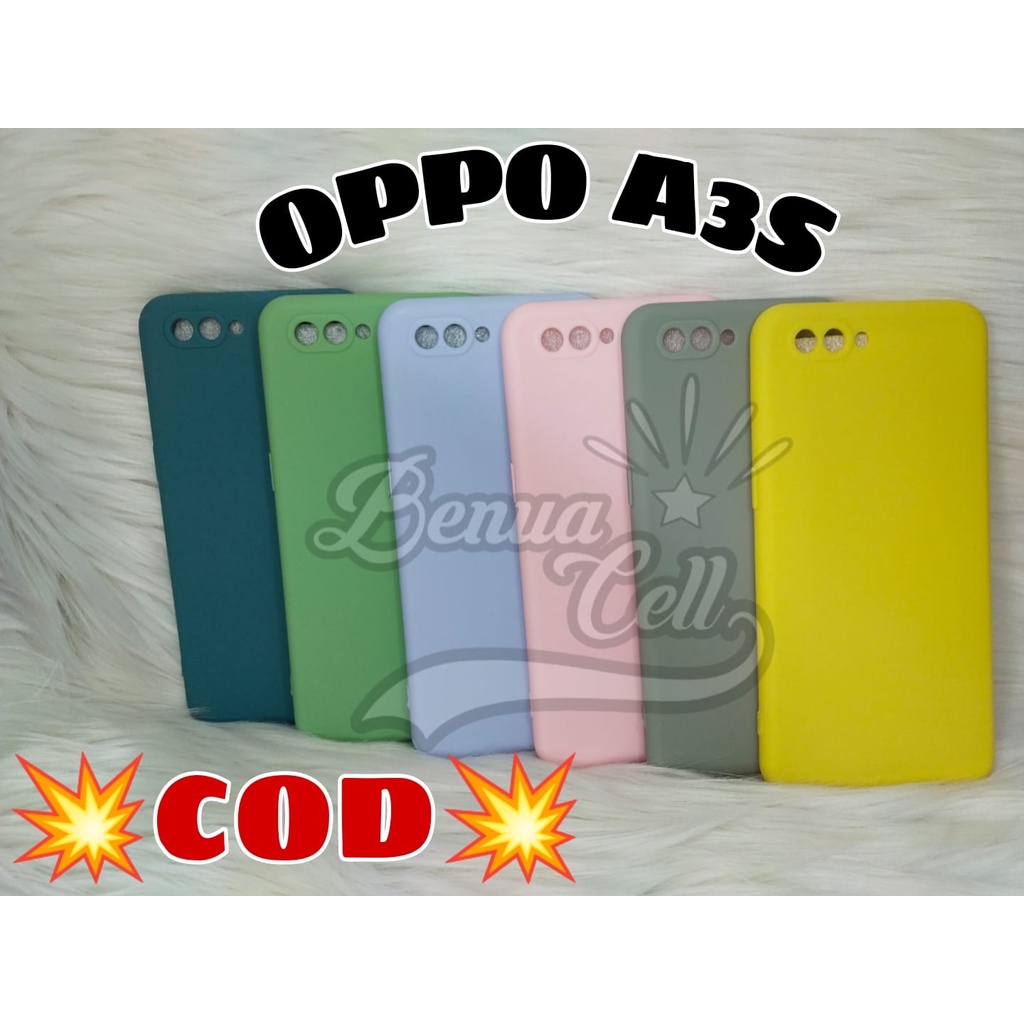SOFTCASE MACARON OPPO A3S -OPPO F9/A5S/A7/A12/A11K -OPPO A5 2020/A9 2020 //SOFTCASE MACARON PROTECTION KAMERA - BD
