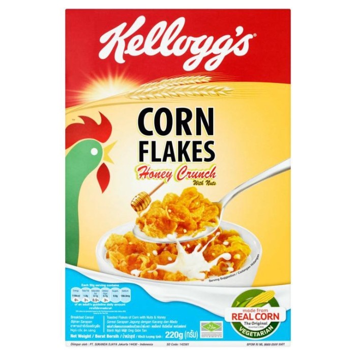 

Kellogg Honey Corn Flake Crunch 220 gr sereal kellog