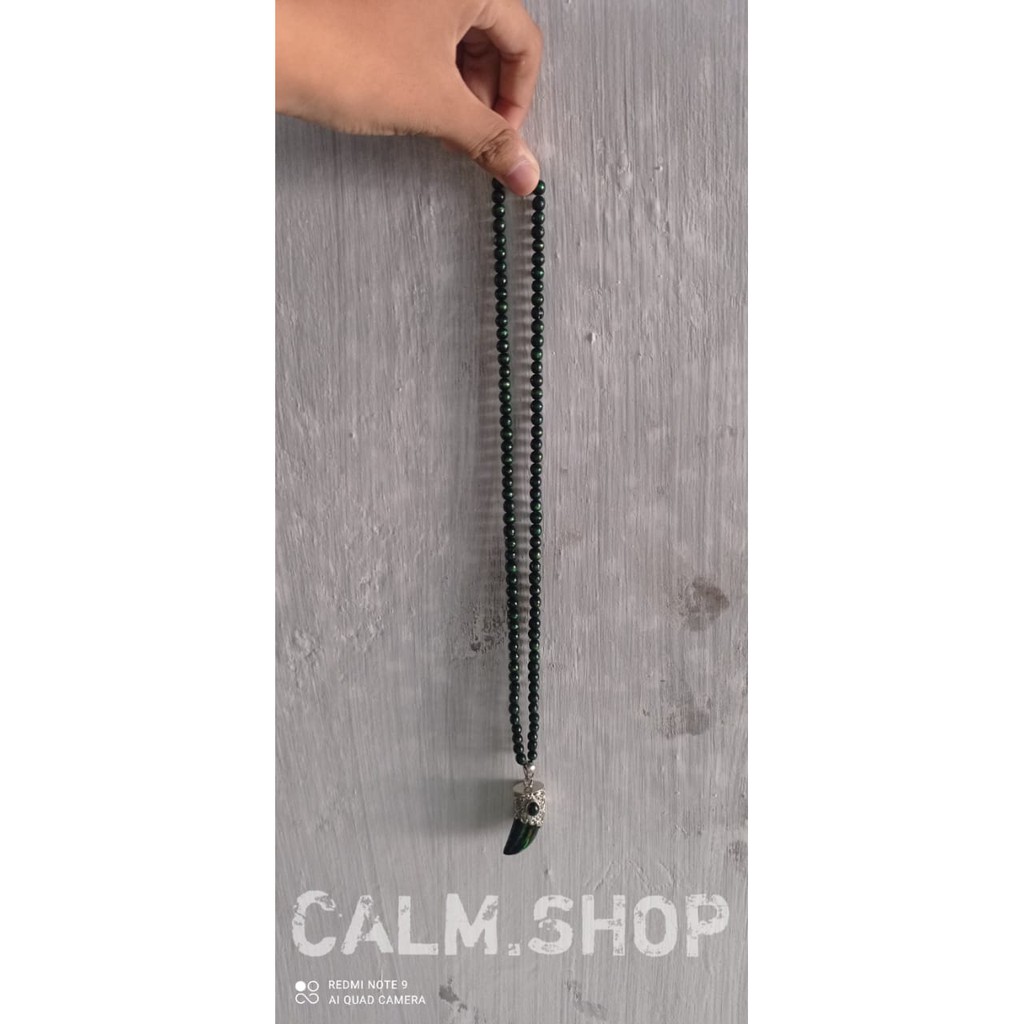 COD Kalung akar bahar ORIGINAL - Akar Bahar Tali Arus Hijau ( Laut selatan )