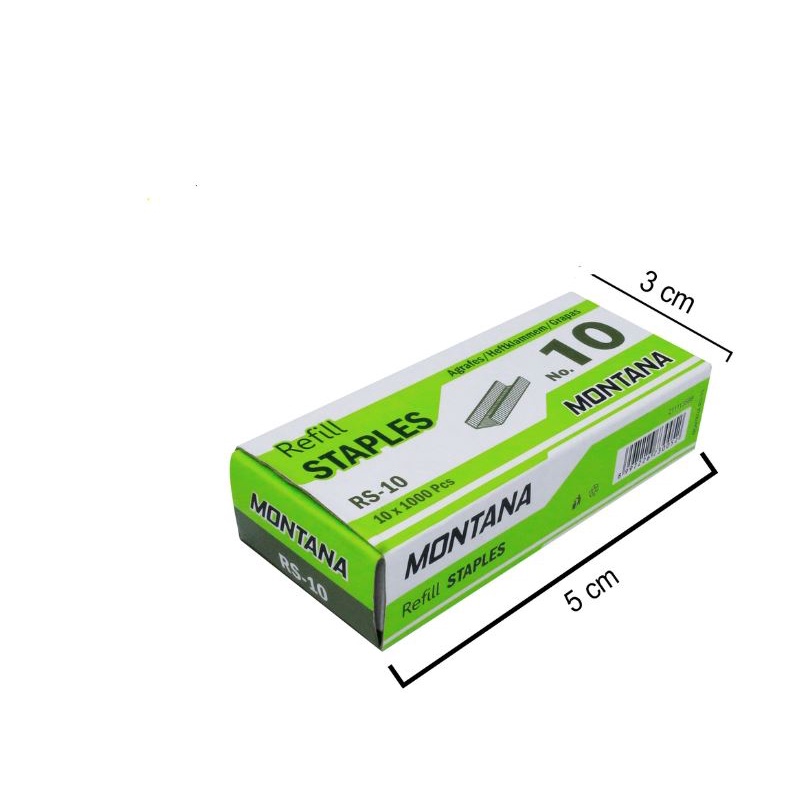 #LC-ATK Isi Staples Nakami NK-10 / Montana No.10