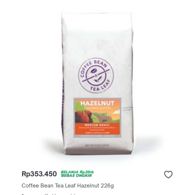 

coffee bean 500gr(bubuk minuman matcha)