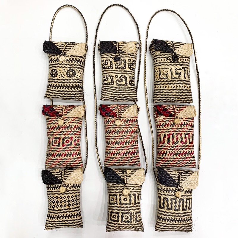Tas HP Rotan selempang | Tas rotan dayak