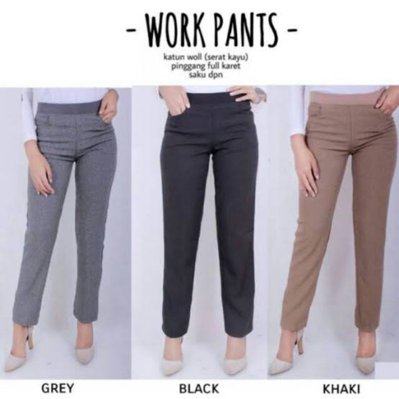 WORK PANTS WANITA PREMIUM