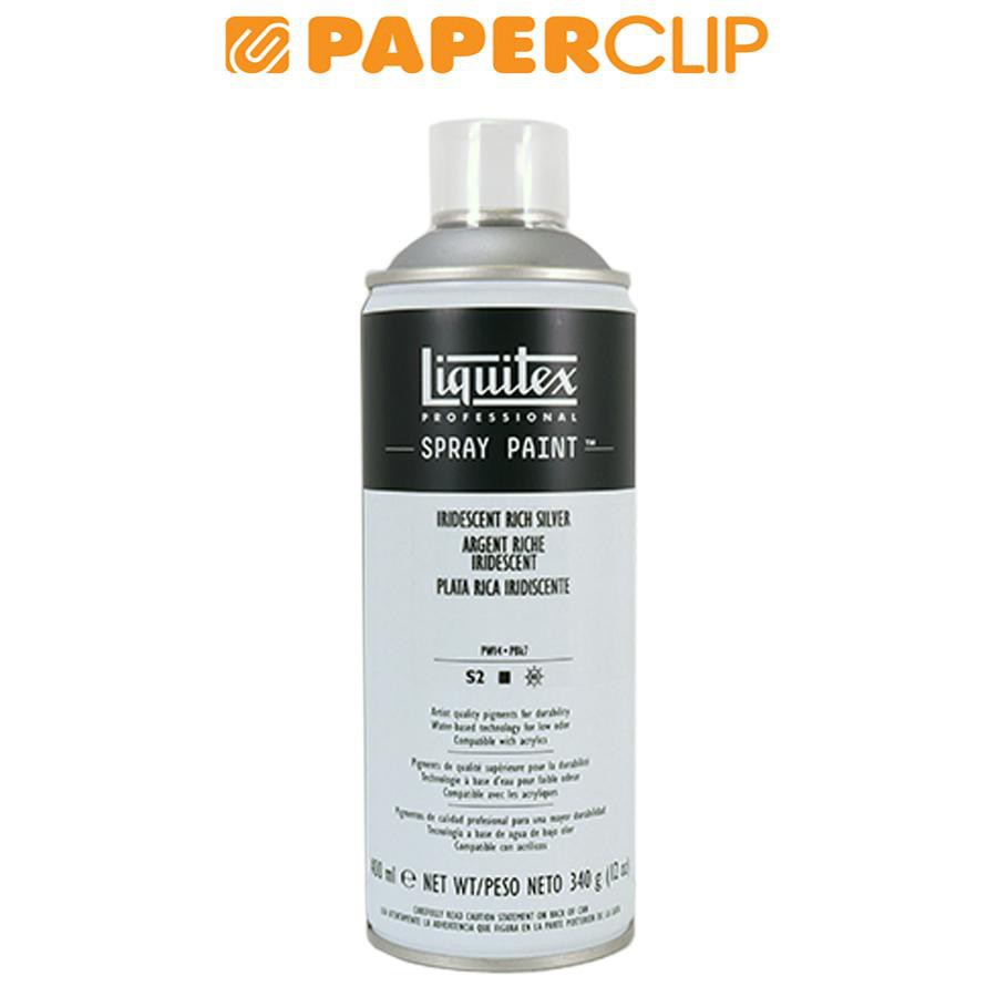 

ACRYLIC LIQUITEC SPRAY 400ML IRIDESCENT RICH SILVER 4450239