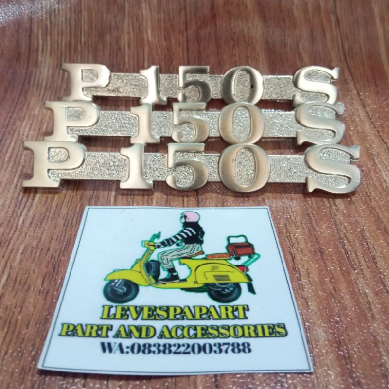 Emblem logo emblem tepong vespa P150S