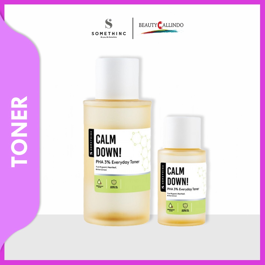 SOMETHINC Calm Down! PHA 3% Everyday Toner Menenangkan &amp; Mencerahkan kulit