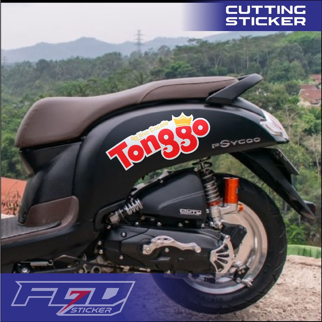 Cutting Sticker ra urus cocote tonggo stiker cutting plesetan parodi tango stiker motor mobil helm l