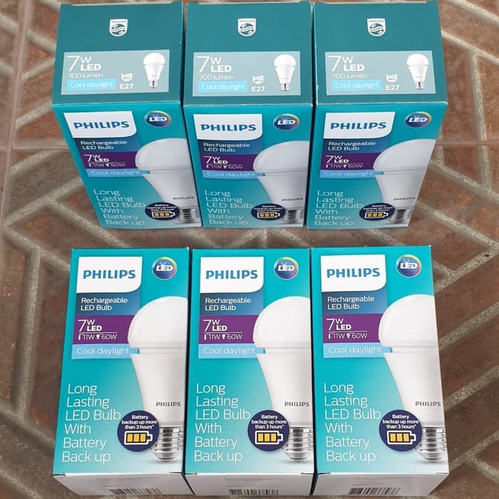 PHILIPS LED BULB EMERGENCY / BOHLAM EMERGENCY 7 WATT 7W