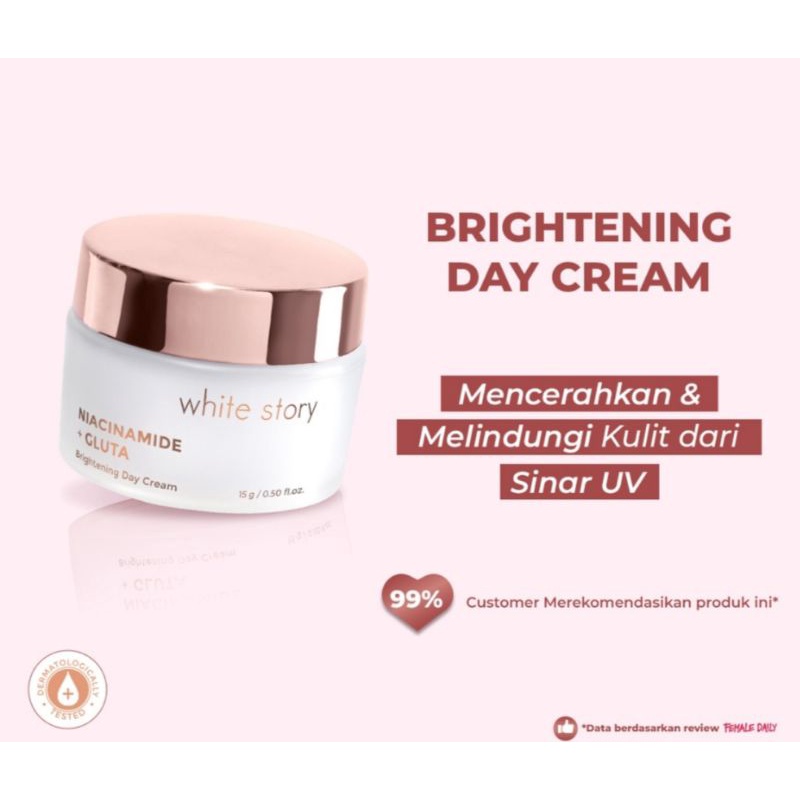 White story brightening day/brightening night cream 15gr