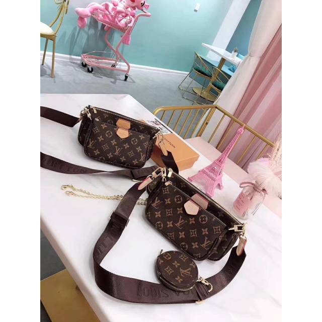 Lv Mini Pochette Set Crossbody + Box 44823 Semipremium
