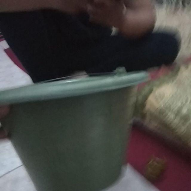 Ember Plastik Hijau | Ember Cor Anti Pecah | Ember Bangunan Kecil