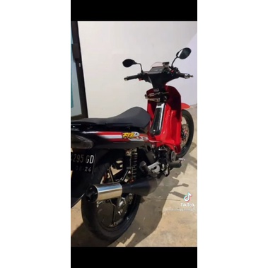 STRIPING FIZR 1997 MERAH HITAM YAMAHA FIZ R