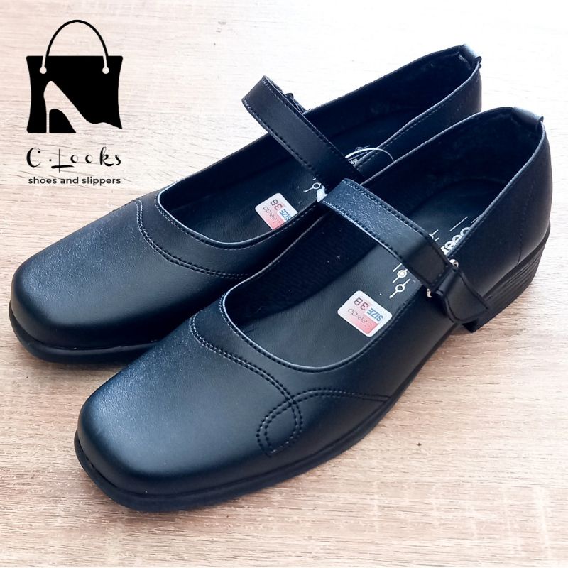 Sepatu Pantofel Sekolah Paskibraka Hak 3Cm Size 36-41