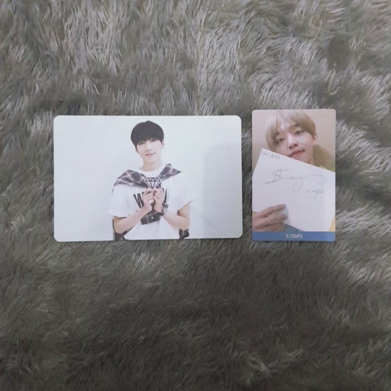 Seventeen Wonwoo S.coups Photocard - Caratzone YMMD Taiwan