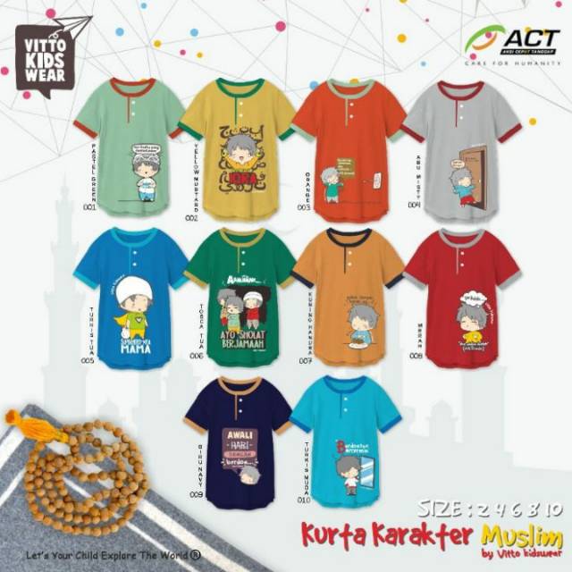 Kurta vitto kidswear & setelan cewek cloudbee