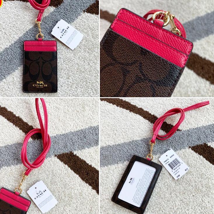 

[PJ474] card holder / Coach F65573 original/ Kartu kerja /tag / lanyard/ name tag holder/ID Card holder (◐ o ◑ ) 60