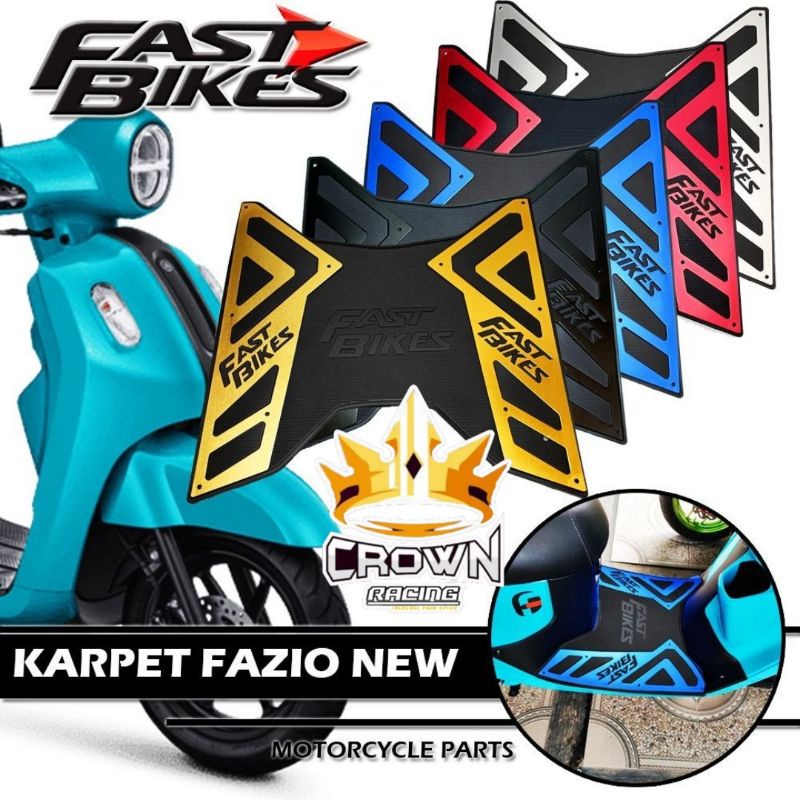 Karpet Boardest Bordes Fastbikes CNC Yamaha Fazzio 125