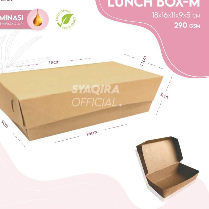 

Special Delivery LUNCH BOX, Size M (Medium)/(ISI 100 PCS)DUS KEMASAN, BOX KEMASAN LAMINASI UKURAN, BOX DUS KEMASAN AYAM GEPREM, BOX KEMASAN NASI GORENG, BOX KEMASAN DIMSUM, BOX KEMASAN DONAT, BOX KEMASAN NASI KUNING