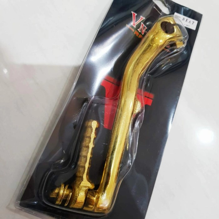 pedal stater honda beat cnc gold variasi motor