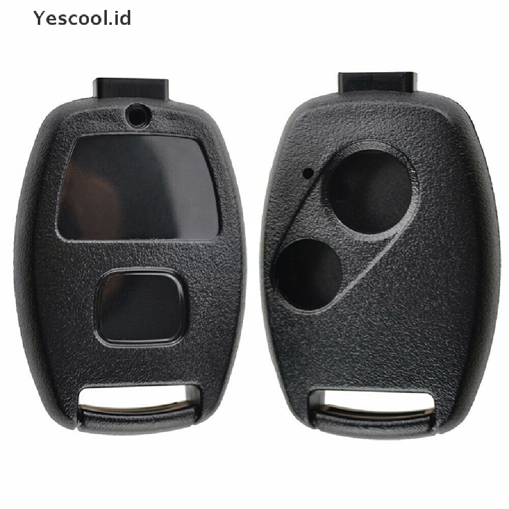 Rumah / Casing Kunci Remote Mobil 2 / 3 / 4 Tombol Plastik Warna Hitam Untuk Accord Civic