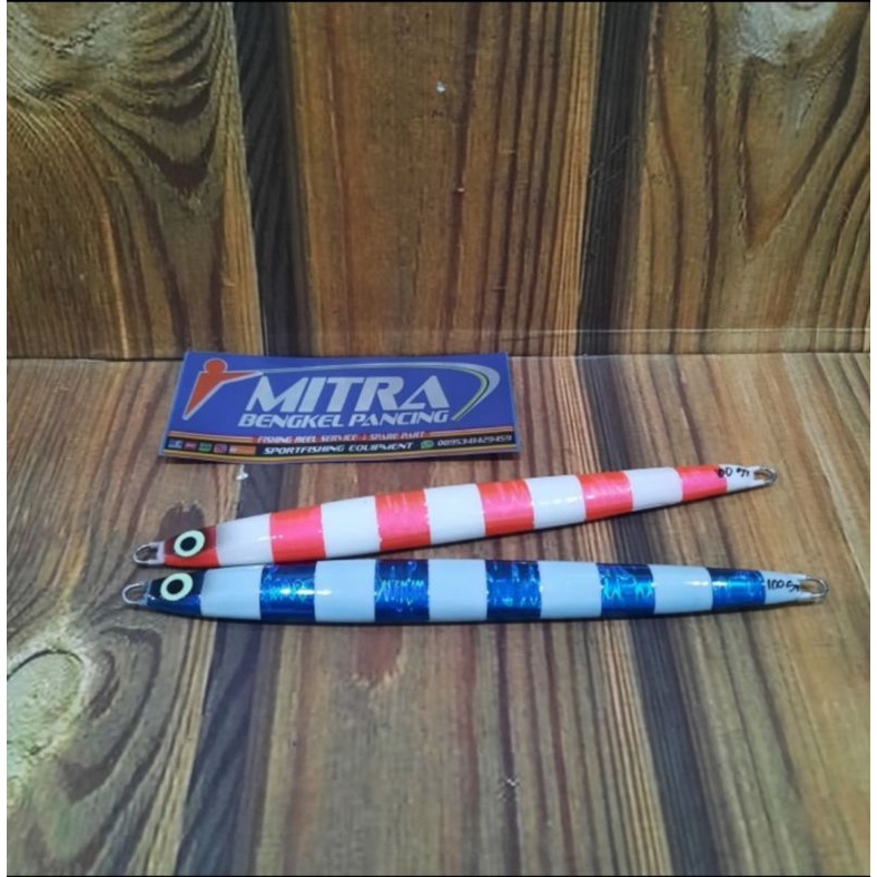 Metal jig Nagai 100 gram GID slow jig/fast jig umpan pancing - 1, 100 gram