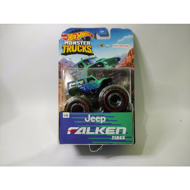 hotwheels monster truck jeep falken