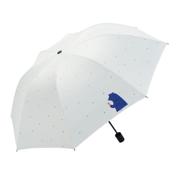 Payung Lipat Ala Korea Soft Flower Ice Bear Llne family Korea Lucu imut Unik Umbrella Manual