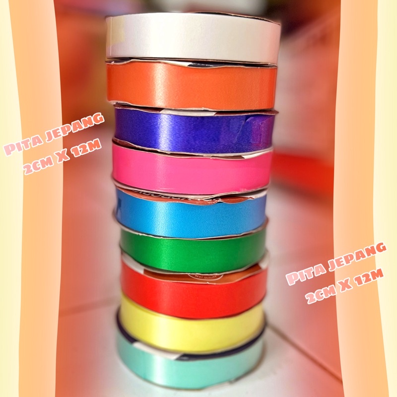 Pita kado jepang per roll ribbon