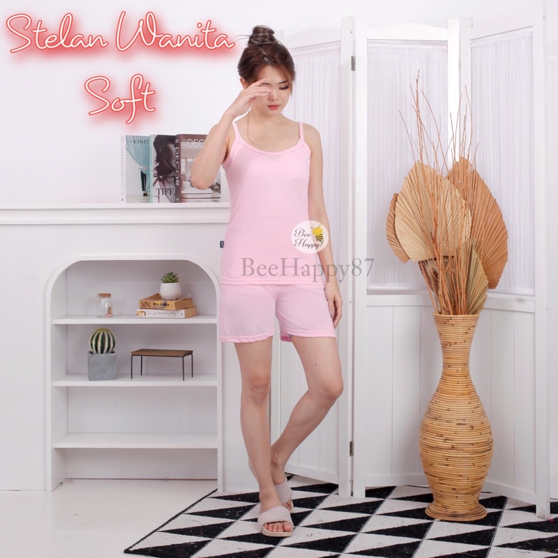 Setelan Wanita Bahan Soft / Setelan Piyama / Set Baju Tidur