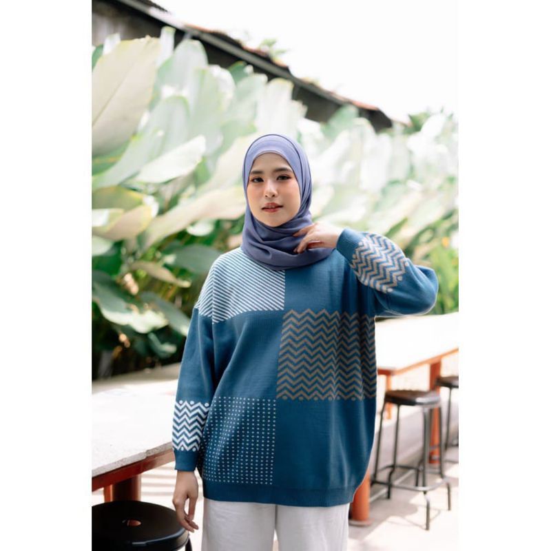 AMIRA SWEATER RAJUT / BIG SIZE / ATASAN WANITA / IMPOR