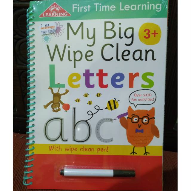 Paket Wipe Clean Letters ABC