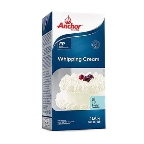 Anchor Whipping Cream 1 Liter / Whip Cream Anchor  / Anchor Whip Cream Cair 1LT