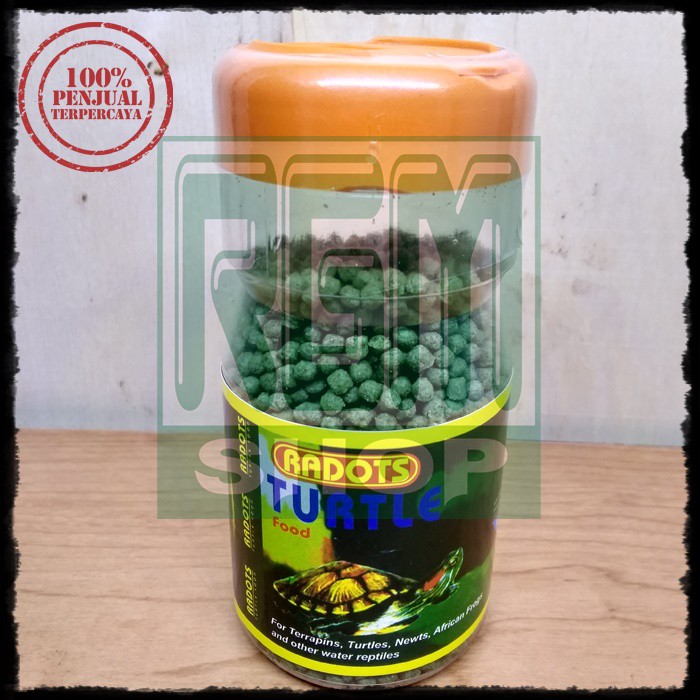 Radots turtle food makanan kurakura kura kura 100gr murah