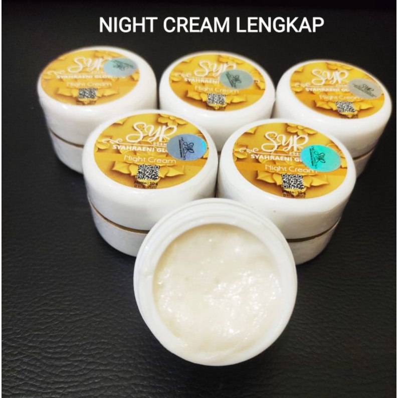 COD Eceran Beauty night cream paket super syahraeni glowing nigth cream syahreni glowing cream malam