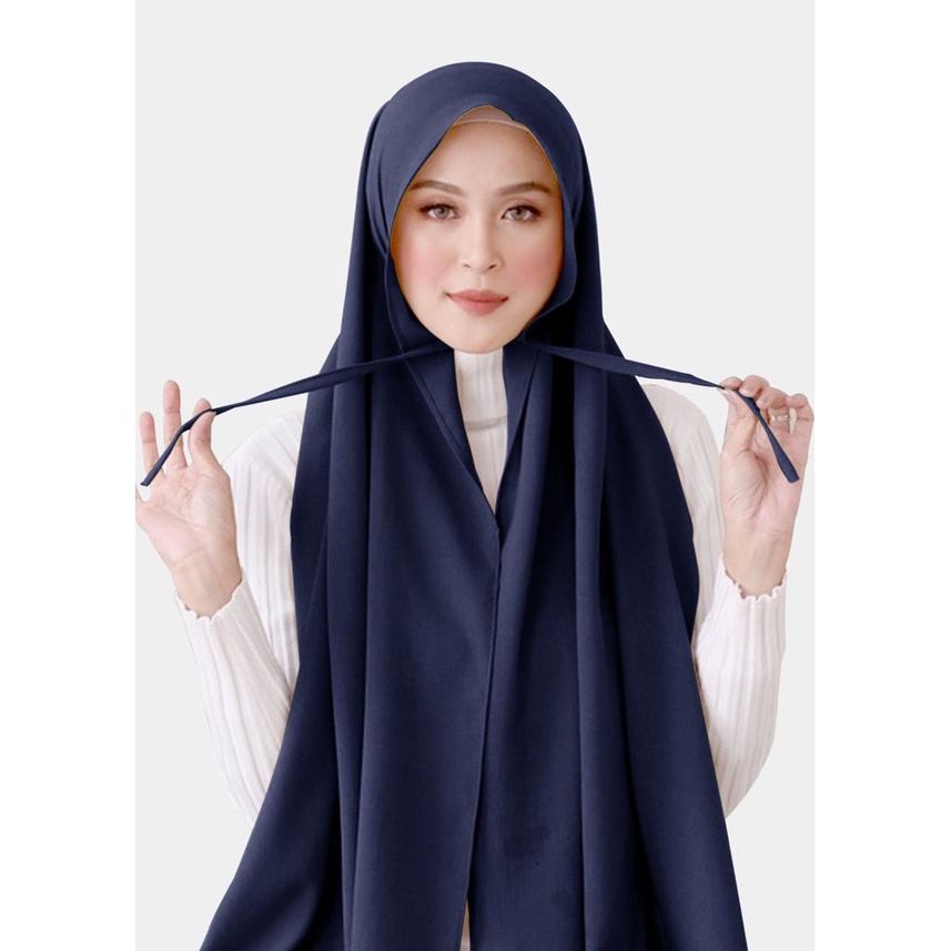 KERUDUNG PASHMINA TALI DIAMOND STRECH / JILBAB PASHMINA INSTAN [180X75CM] TERMURAH BISA COD