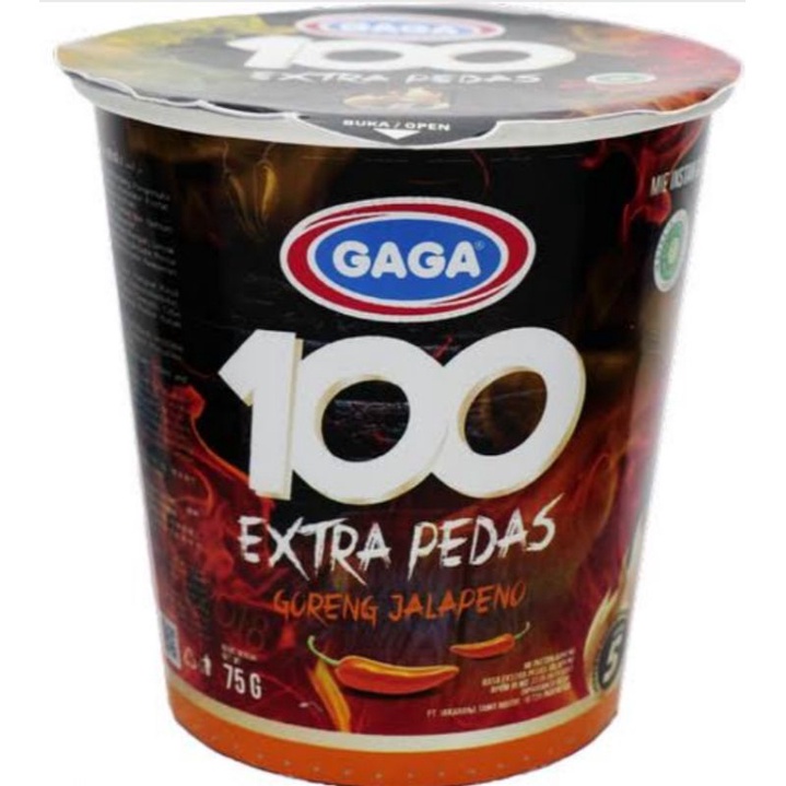 

gaga 100 goreng jalapeno cup 75gr