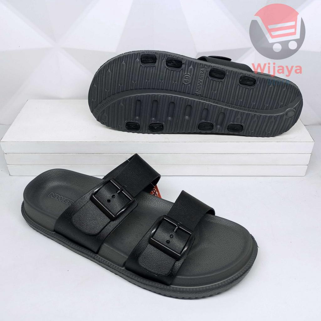 Sandal Slop Pria New Era 5002 Sendal Selop Karet Cowok Laki-Laki Kenyamanan dan Gaya untuk Setiap Hari