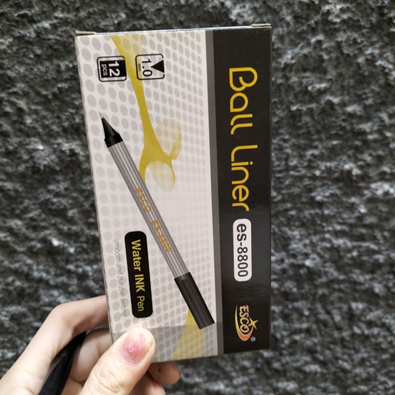 [12PCS] Bolpen/ pulpen BALL LINER ES8800 ESCO