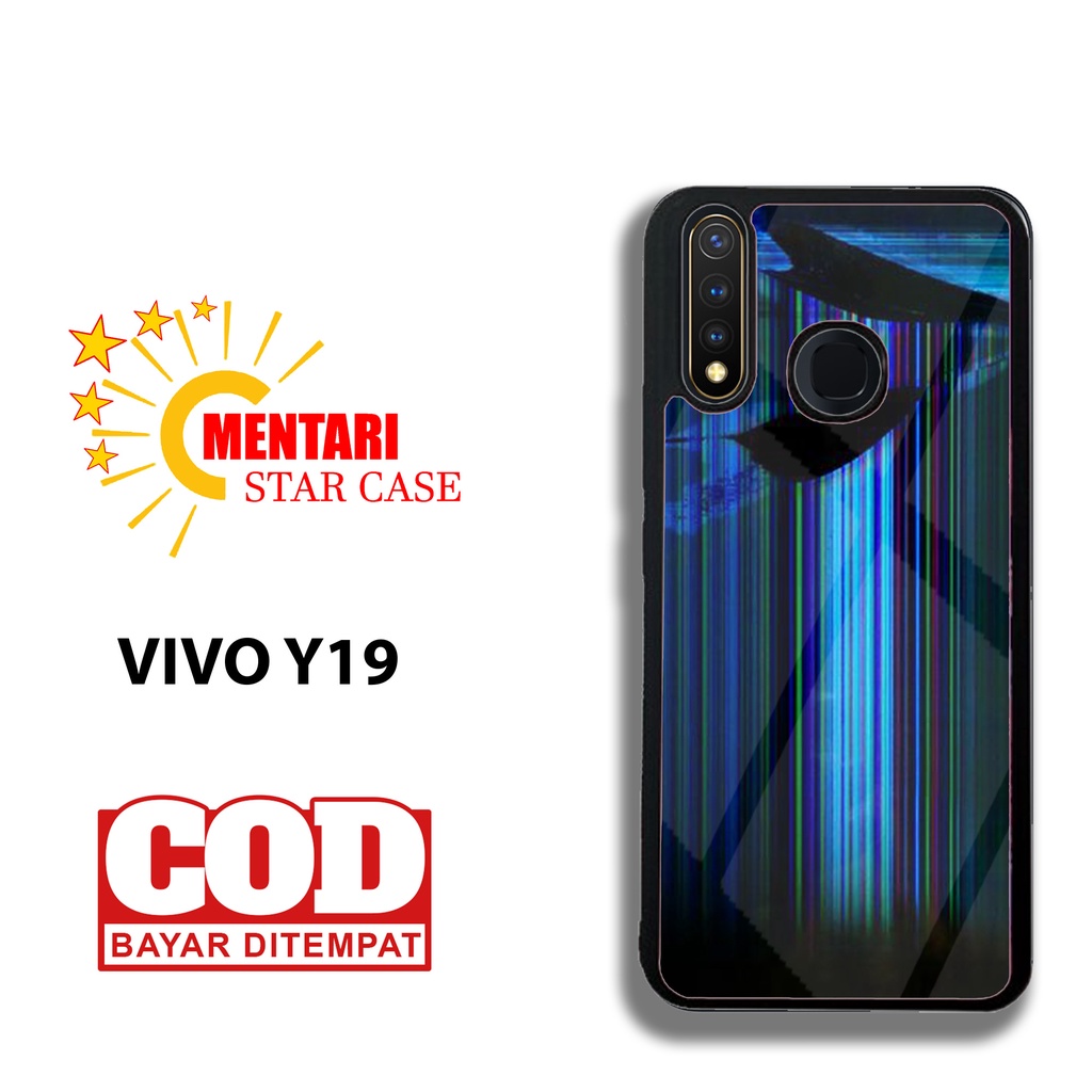 Case VIVO Y19 MOTIF LCD RUSAK Mentari Casing Casing hp Case hp Motif case Motif Casing Casing Hardca